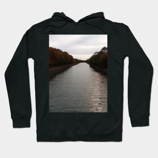 Autumn along the Erie Canal Hoodie by Edwardtiptonart